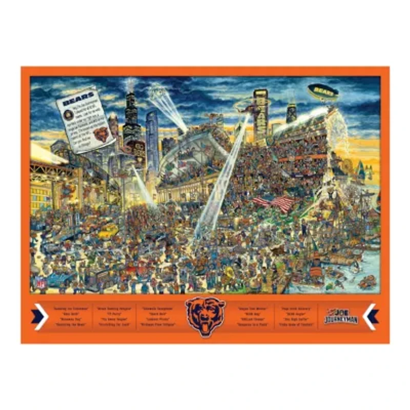 YouTheFan NFL Chicago Bears Joe Journeyman 500pc Puzzle