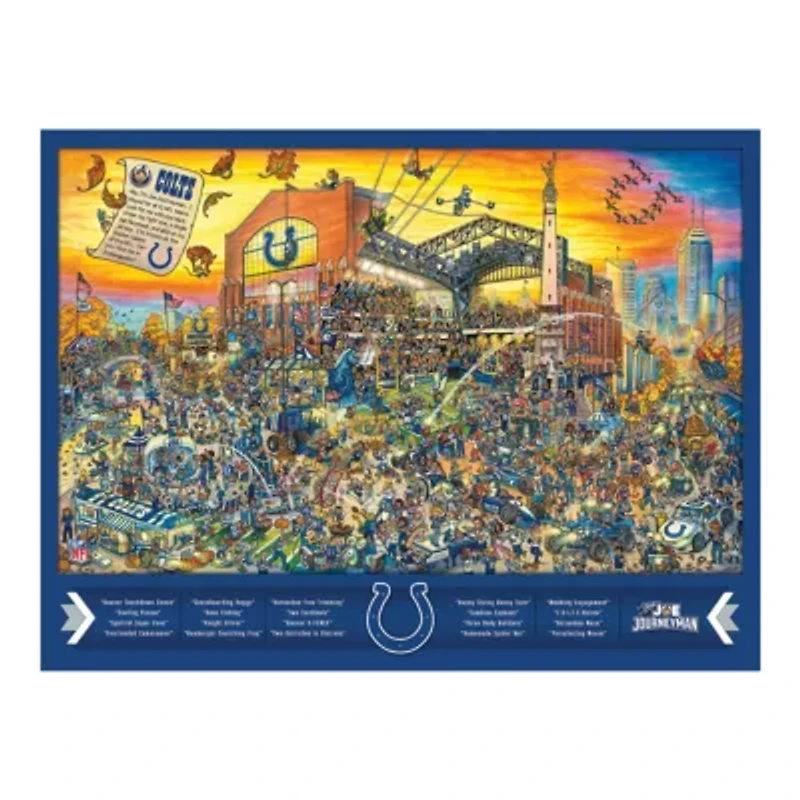 YouTheFan NFL Indianapolis Colts Joe Journeyman 500pc Puzzle
