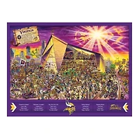 YouTheFan NFL Minnesota Vikings Joe Journeyman 500pc Puzzle