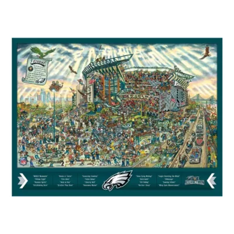 YouTheFan NFL Philadelphia Eagles Joe Journeyman 500pc Puzzle