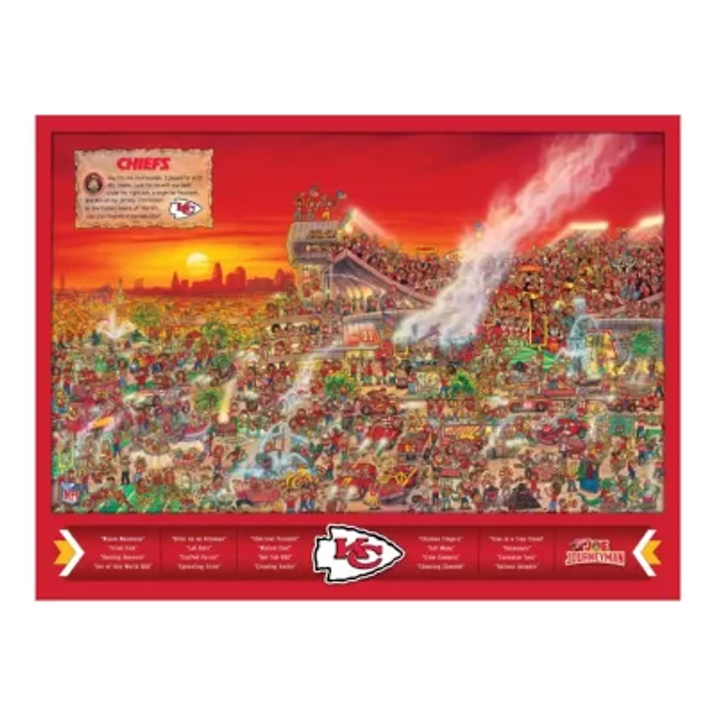 YouTheFan NFL Kansas City Chiefs Joe Journeyman 500pc Puzzle