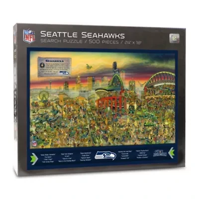 YouTheFan NFL Seattle Seahawks Joe Journeyman 500pc Puzzle