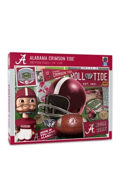 YouTheFan NCAA Alabama Crimson Tide Retro Series 500pc Puzzle