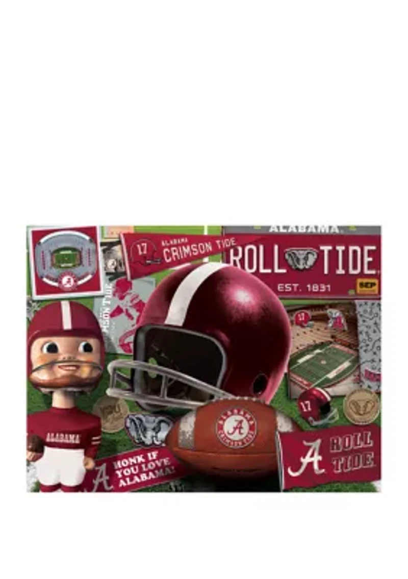 YouTheFan NCAA Alabama Crimson Tide Retro Series 500pc Puzzle