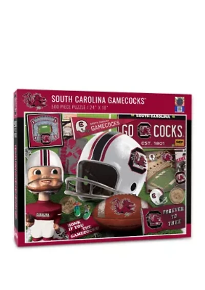 YouTheFan NCAA South Carolina Gamecocks Retro Series 500pc Puzzle