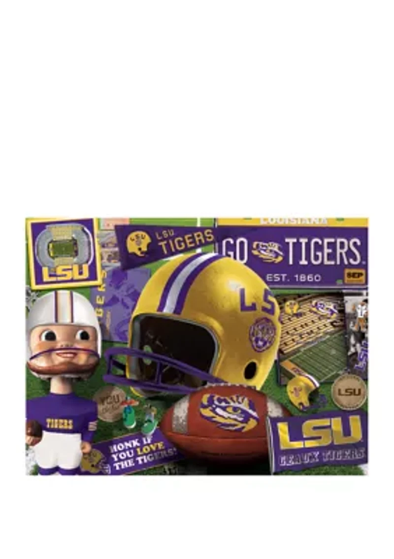 YouTheFan NCAA LSU Tigers Retro Series 500pc Puzzle