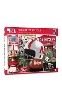 YouTheFan NCAA Nebraska Cornhuskers Retro Series 500pc Puzzle