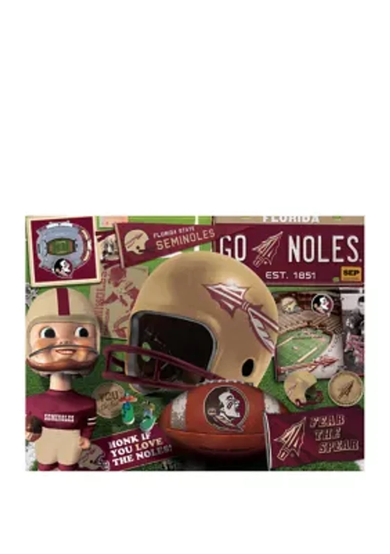 YouTheFan NCAA Florida State Seminoles Retro Series 500pc Puzzle