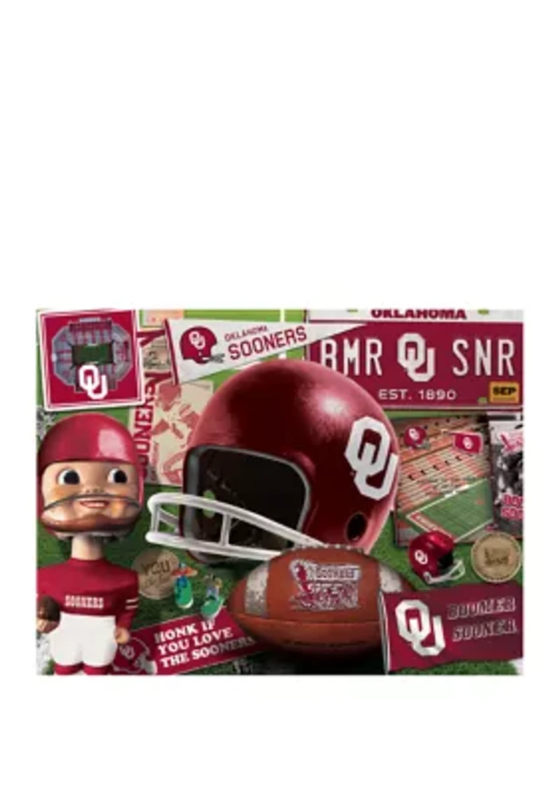 YouTheFan NCAA Oklahoma Sooners Retro Series 500pc Puzzle