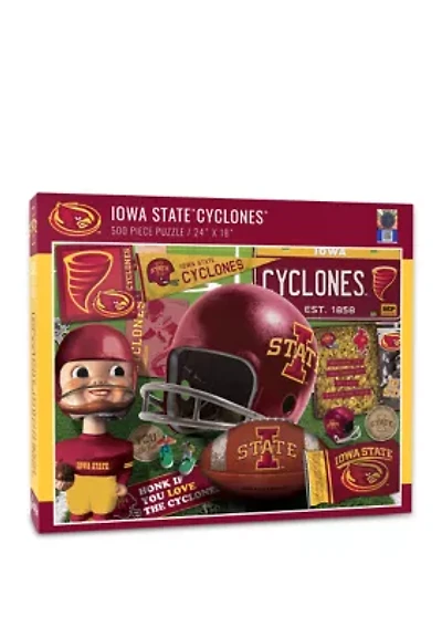 YouTheFan NCAA Iowa State Cyclones Retro Series 500pc Puzzle