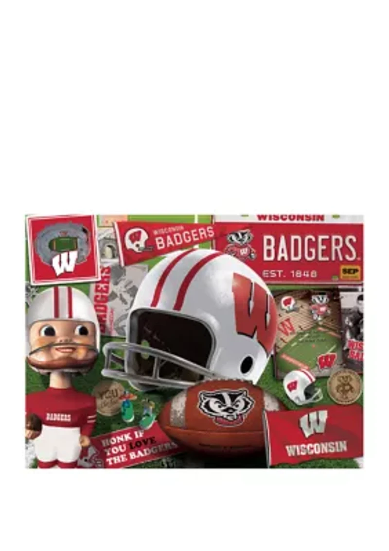 NCAA Wisconsin Badgers Retro Series Puzzle - 500 Pieces