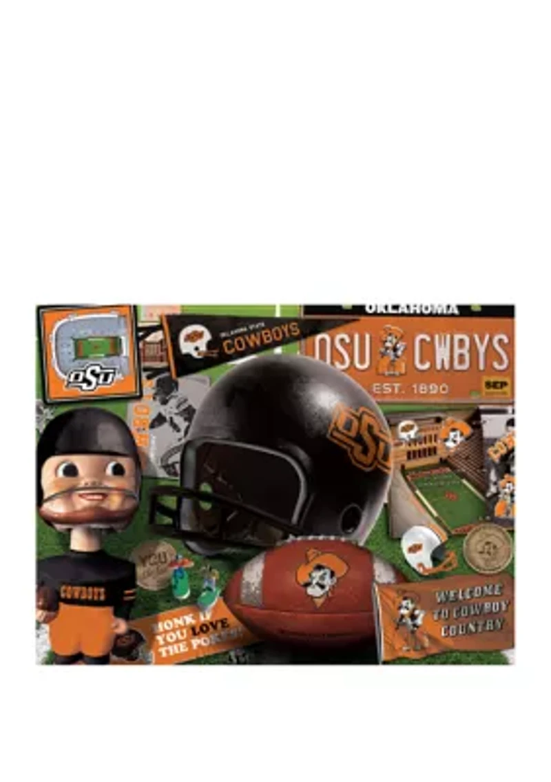 YouTheFan NCAA Oklahoma State Cowboys Retro Series 500pc Puzzle