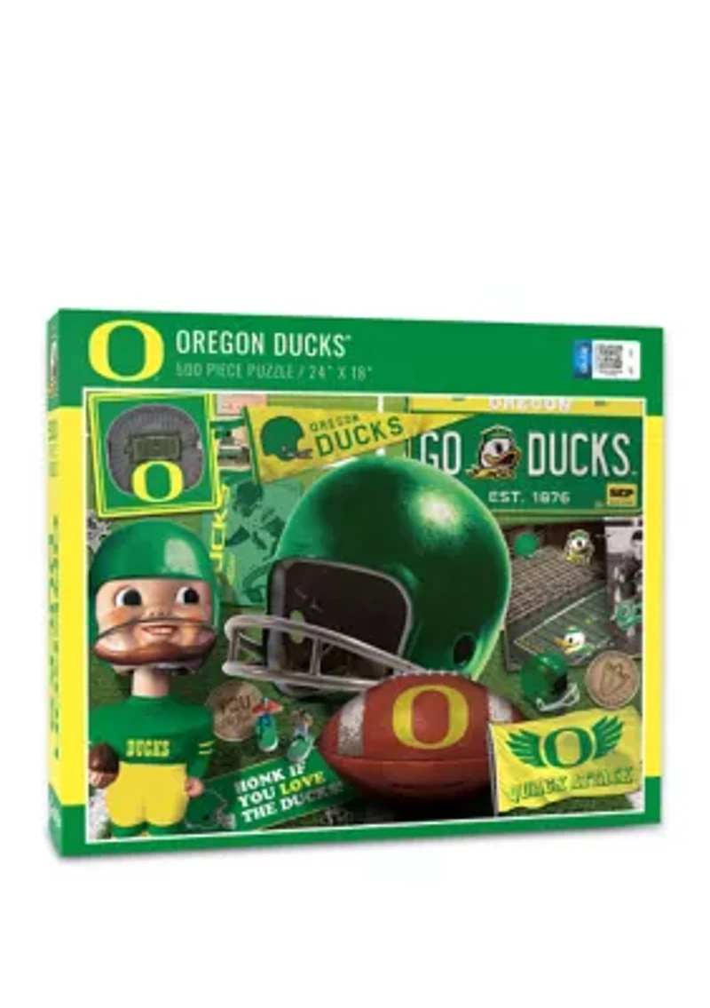 NCAA Oregon Ducks Retro Series Puzzle - 500 Pieces