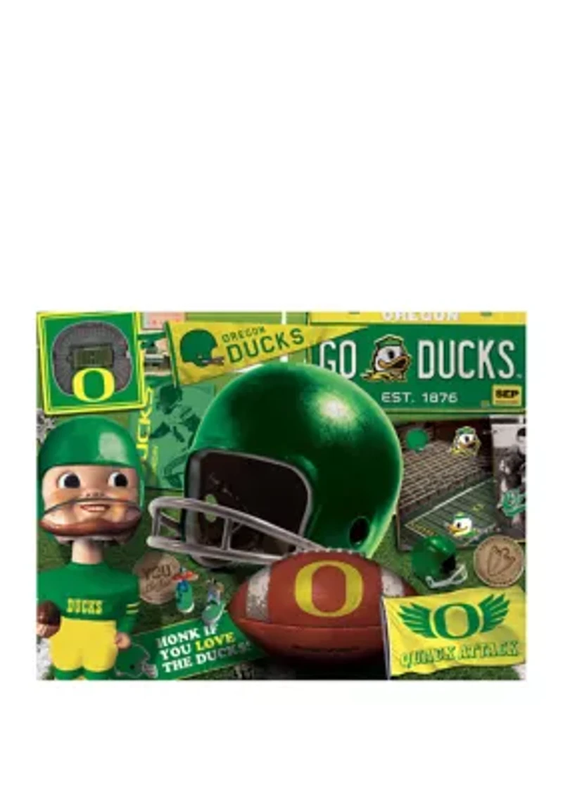 NCAA Oregon Ducks Retro Series Puzzle - 500 Pieces