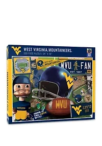 YouTheFan NCAA West Virginia Mountaineers Retro Series 500pc Puzzle