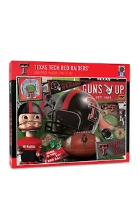 YouTheFan NCAA Texas Tech Red Raiders Retro Series 500pc Puzzle