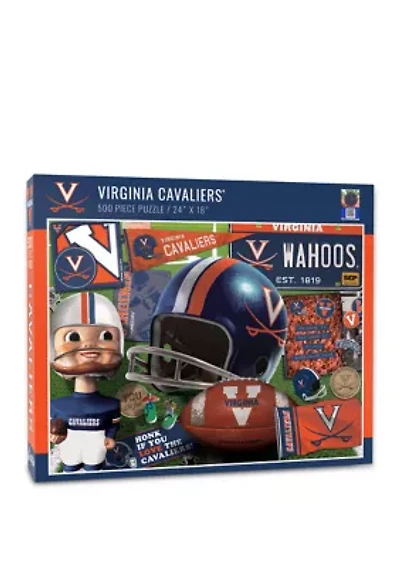 YouTheFan NCAA Virginia Cavaliers Retro Series 500pc Puzzle