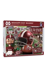 YouTheFan NCAA Mississippi State Bulldogs Retro Series 500pc Puzzle