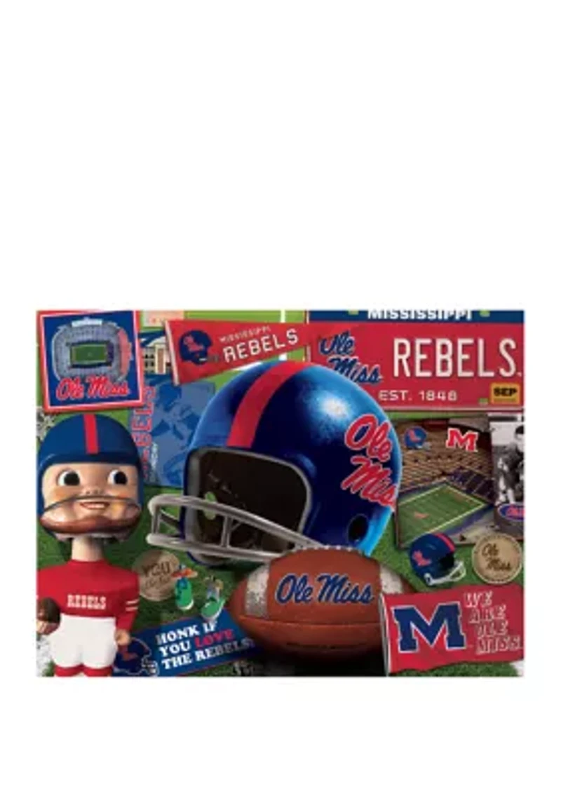 Ole Miss Rebels YouTheFan NCAA Mississippi Rebels Retro Series 500pc Puzzle