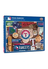 YouTheFan MLB Texas Rangers Retro Series 500pc Puzzle