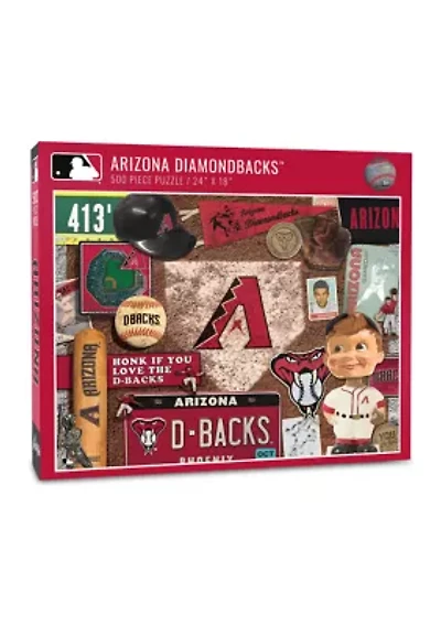 YouTheFan MLB Arizona Diamondbacks Retro Series 500pc Puzzle