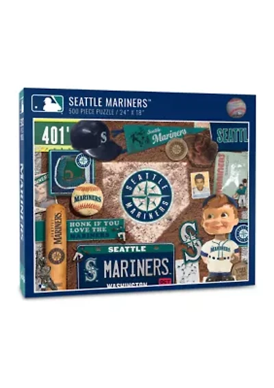 YouTheFan MLB Seattle Mariners Retro Series 500pc Puzzle