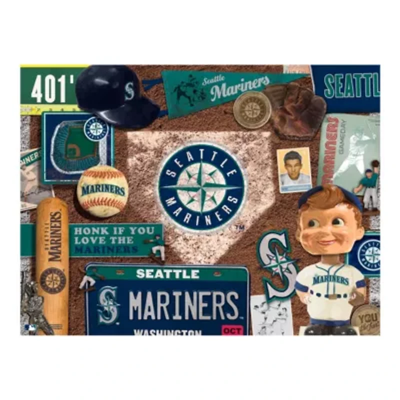 YouTheFan MLB Seattle Mariners Retro Series 500pc Puzzle