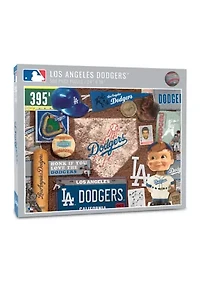 YouTheFan MLB Los Angeles Dodgers Retro Series 500pc Puzzle