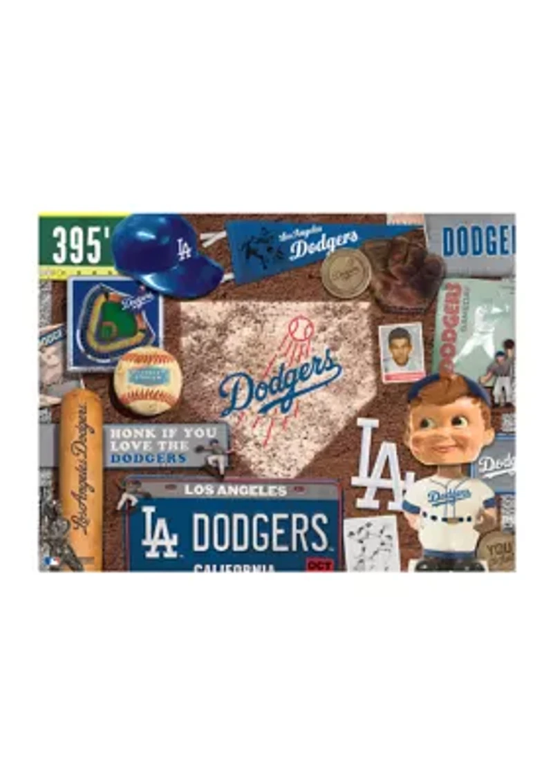YouTheFan MLB Los Angeles Dodgers Retro Series 500pc Puzzle
