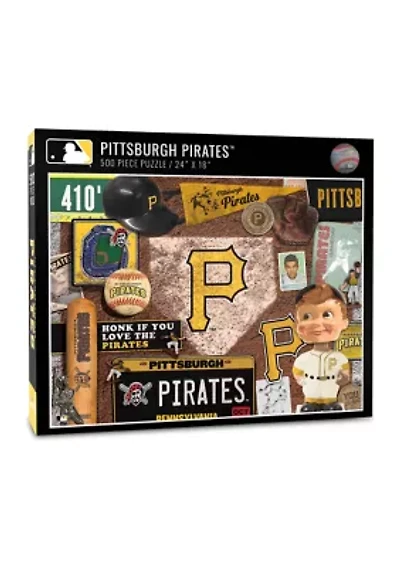 YouTheFan MLB Pittsburgh Pirates Retro Series 500pc Puzzle
