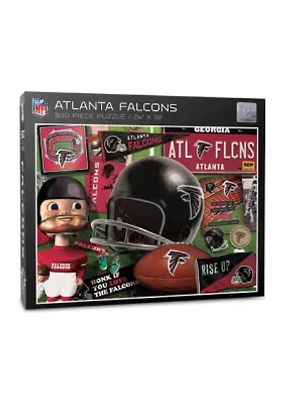 YouTheFan NFL Atlanta Falcons Retro Series 500pc Puzzle