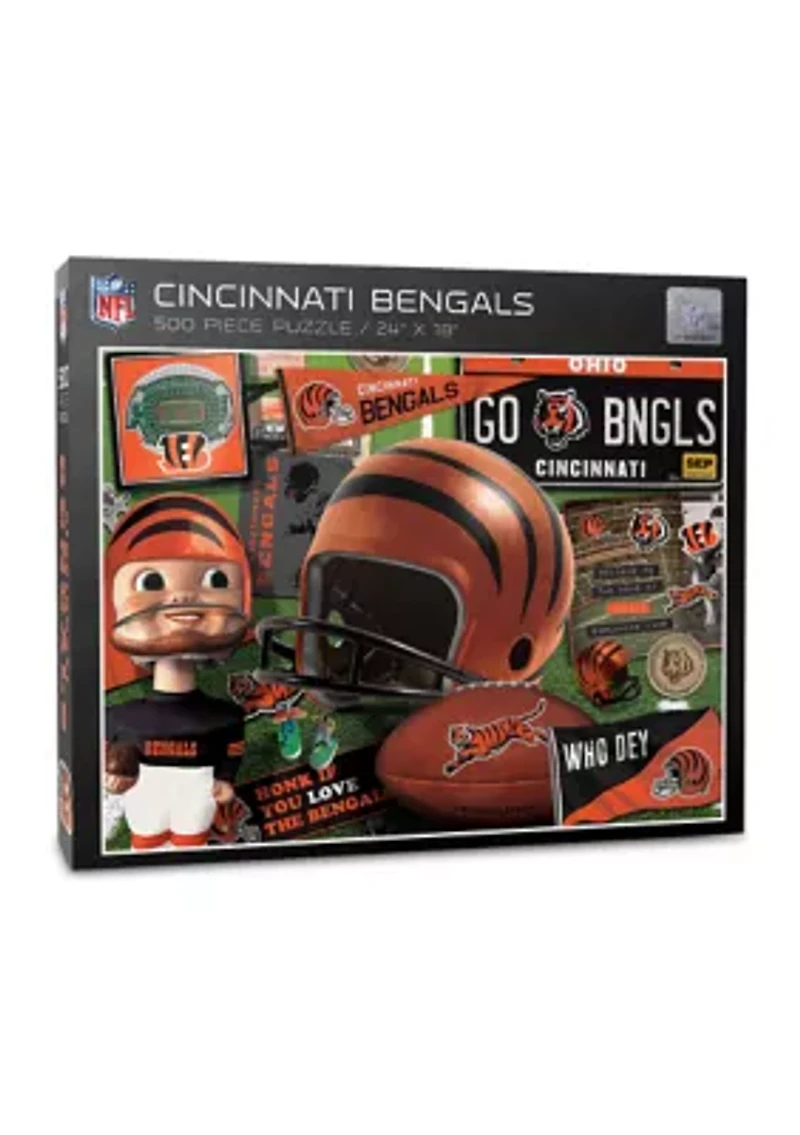 YouTheFan NFL Cincinnati Bengals Retro Series 500pc Puzzle