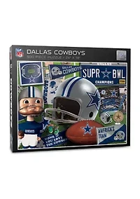 YouTheFan NFL Dallas Cowboys Retro Series 500pc Puzzle