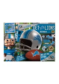 YouTheFan NFL Detroit Lions Retro Series 500pc Puzzle