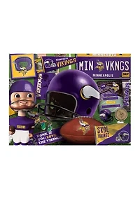 YouTheFan NFL Minnesota Vikings Retro Series 500pc Puzzle