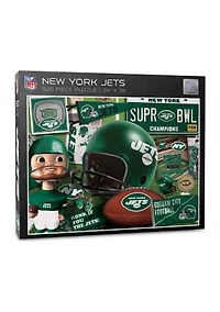YouTheFan NFL New York Jets Retro Series 500pc Puzzle