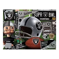 Oakland Raiders YouTheFan NFL Las Vegas Raiders Retro Series 500pc Puzzle