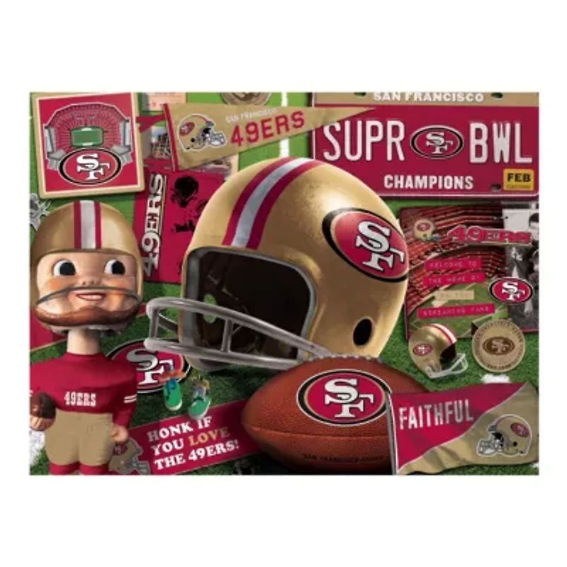 YouTheFan NFL San Francisco 49ers Retro Series 500pc Puzzle