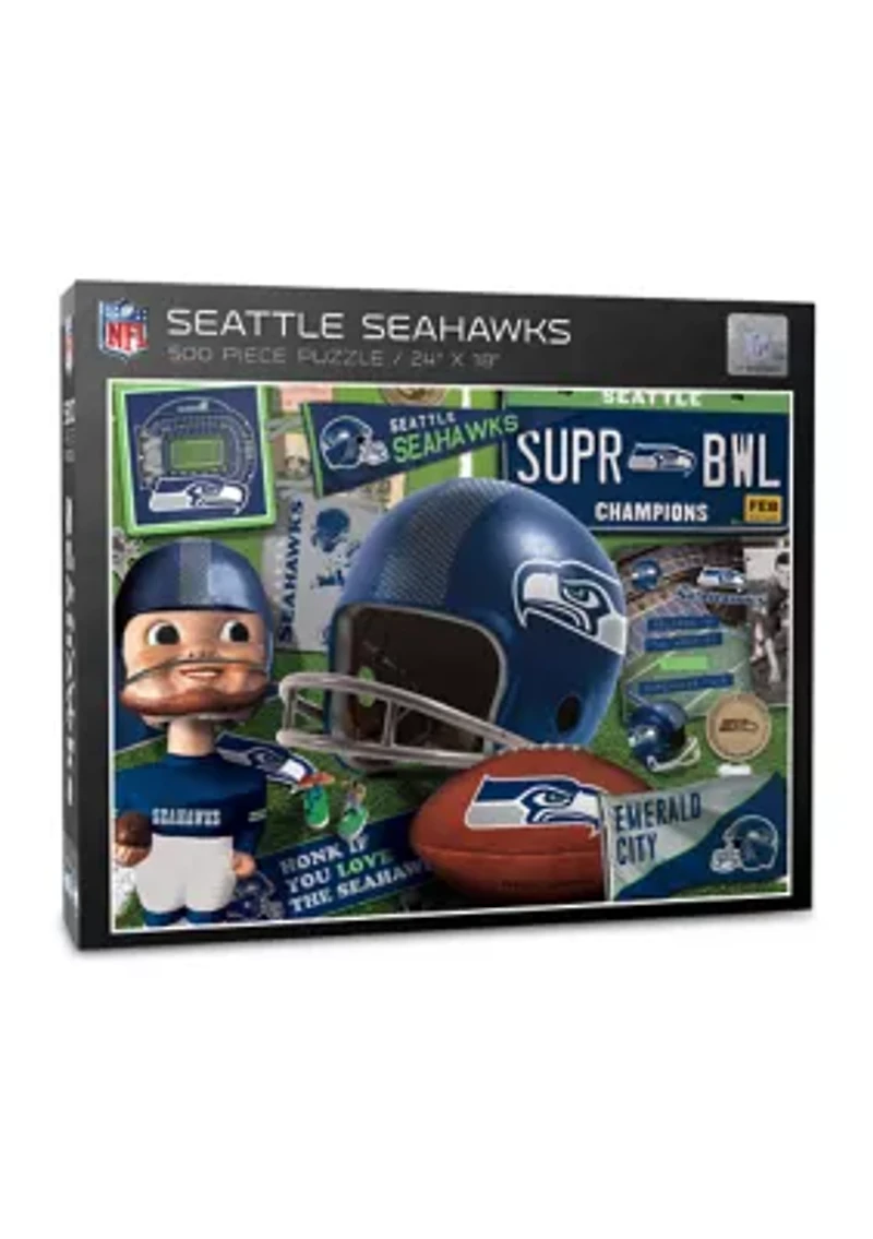 YouTheFan NFL Seattle Seahawks Retro Series 500pc Puzzle