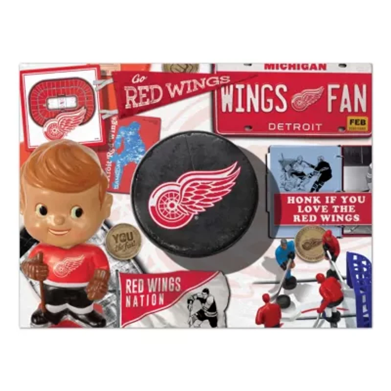 YouTheFan NHL Detroit Red Wings Retro Series 500pc Puzzle