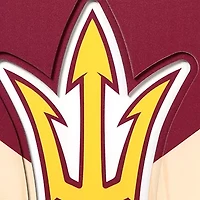 YouTheFan NCAA Arizona State Sun Devils 3D Stadium 8x32 Banner - Sun Devil Stadium