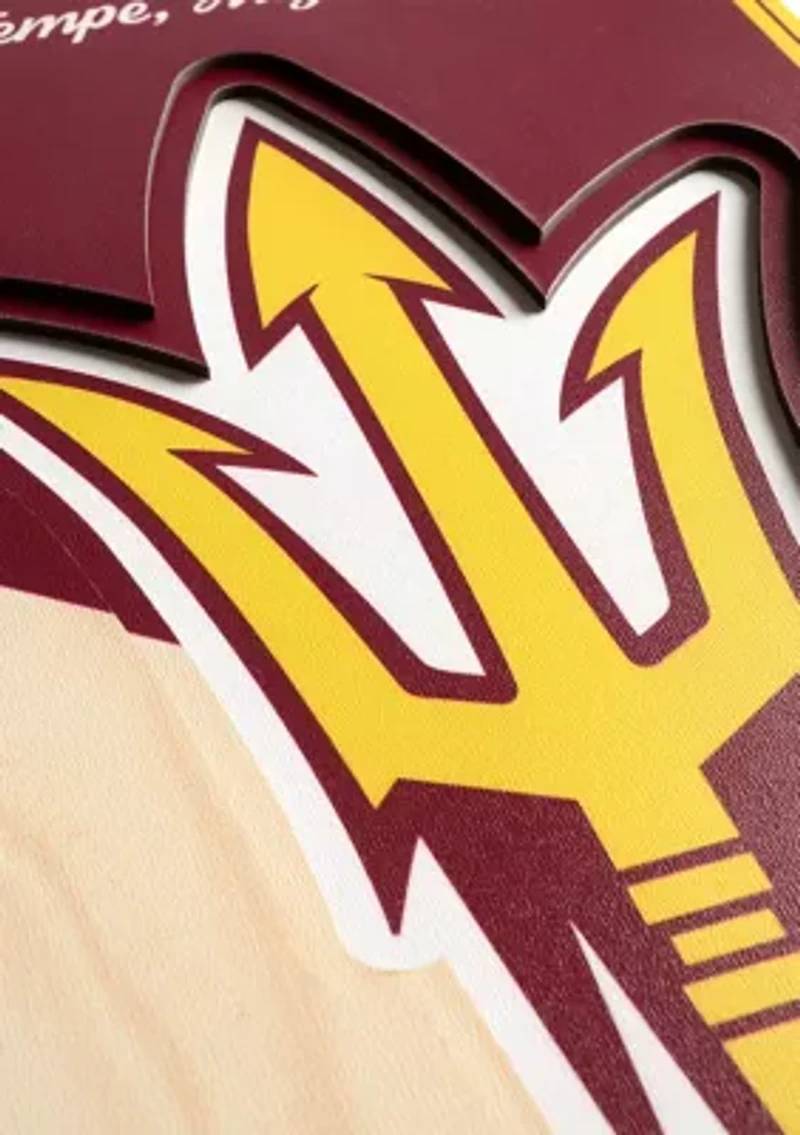 YouTheFan NCAA Arizona State Sun Devils 3D Stadium 8x32 Banner - Sun Devil Stadium