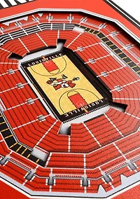 YouTheFan NCAA Louisville Cardinals 3D Stadium 8x32 Banner - KFC Yum! Center