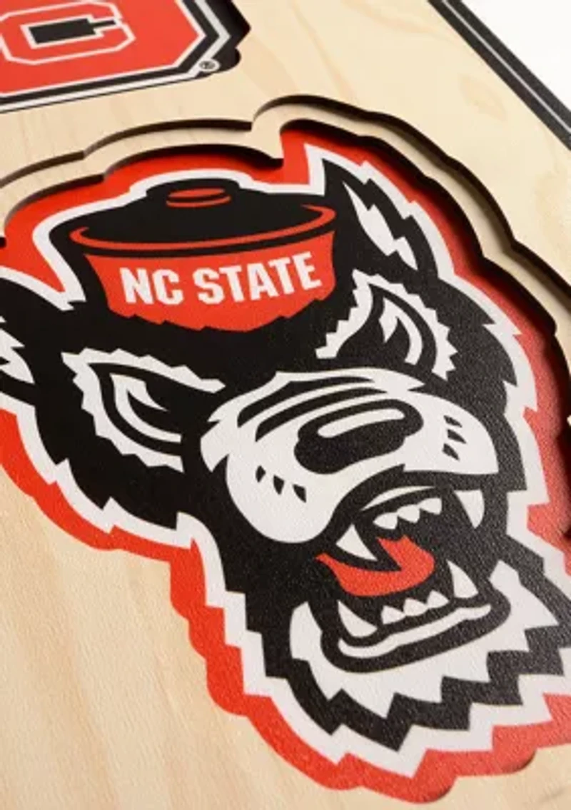 YouTheFan NCAA NC State Wolfpack 3D Stadium 8x32 Banner  - Carter-Finley Stadium