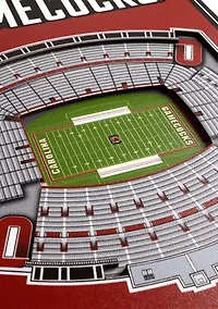 YouTheFan NCAA South Carolina Gamecocks 3D Stadium 8x32 Banner - Brice Stadium