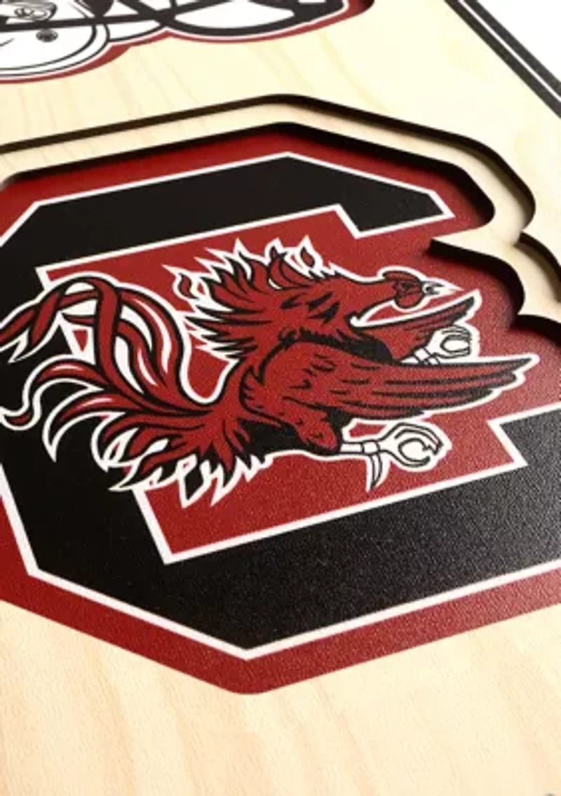 YouTheFan NCAA South Carolina Gamecocks 3D Stadium 8x32 Banner - Brice Stadium