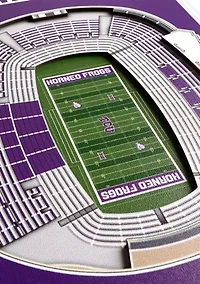 YouTheFan NCAA TCU Horned Frogs 3D Stadium 8x32 Banner - Amon G. Carter Stadium