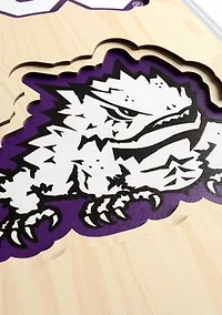 YouTheFan NCAA TCU Horned Frogs 3D Stadium 8x32 Banner - Amon G. Carter Stadium