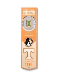 YouTheFan NCAA Tennessee Volunteers 3D Stadium 8x32 Banner - Neyland Stadium