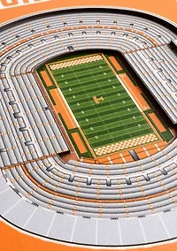 YouTheFan NCAA Tennessee Volunteers 3D Stadium 8x32 Banner - Neyland Stadium
